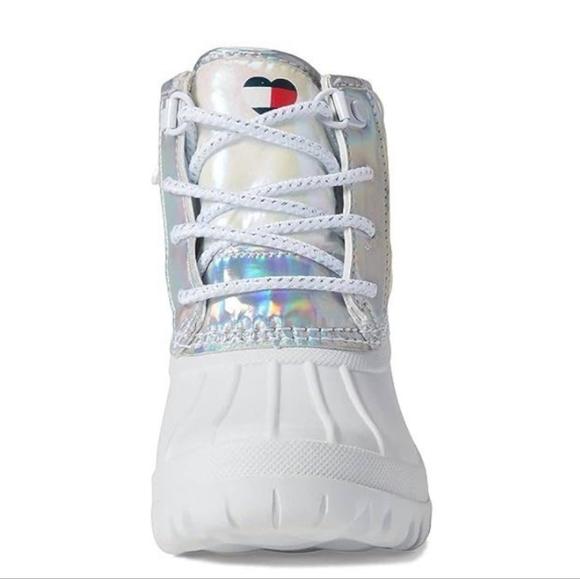 Tommy Hilfiger Girl's Danni (Little Kid/Big Kid) White Iridescent  12 - Picture 6 of 9